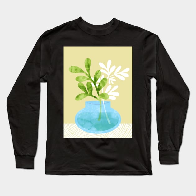 Potted Plant Long Sleeve T-Shirt by tabithabianca